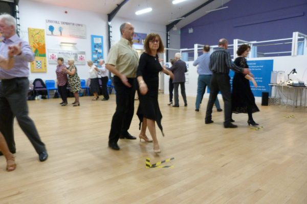 people in larkhill centre dancing in pairs